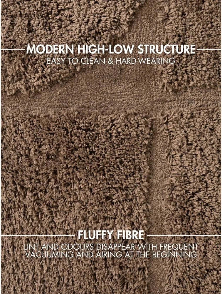 Barna kézi szövésű kerek szőnyeg ø 200 cm Lambeth Jasper – Ted Baker