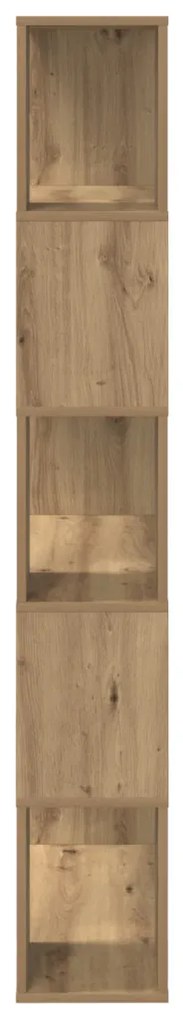 TV Állvány Mesteri Tölgy Lapraszerelt fa 80 x 24 x 155 cm