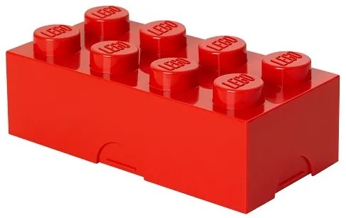 Uzsonnás doboz 10 x 20 x 7,5 cm, többféle - LEGO szín: kék