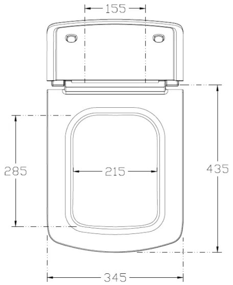 Isvea - SoftClose PURITY WC-ülőke, fehér