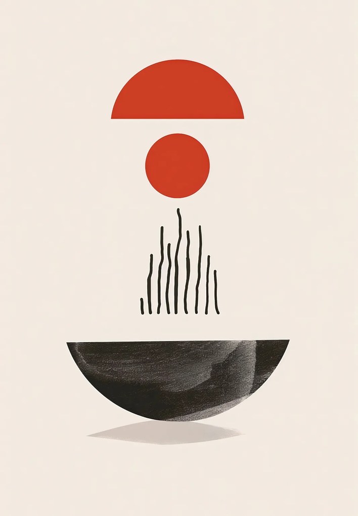 Poszter 68x98cm Félkör alakú forma