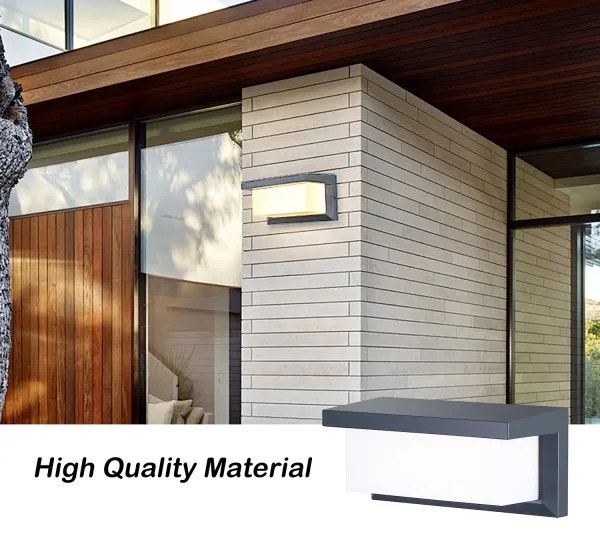 Brilagi-LED Kültéri fali lámpa érzékelővel BRICKY LED/12W/230V antracit IP54