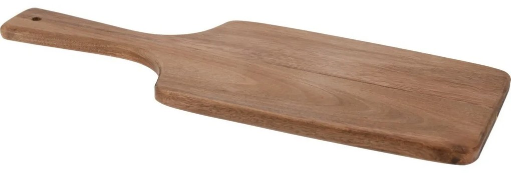 Acacia cutting board with handle 42 × 16 × 1.6 cm