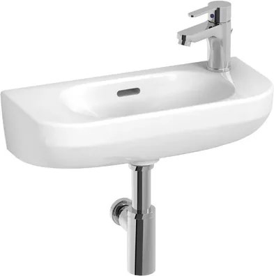 Jika Deep by Jika mosdótál 50x23 cm fehér fényes felülettel csaptelep nyílás jobb oldali H815082000J061