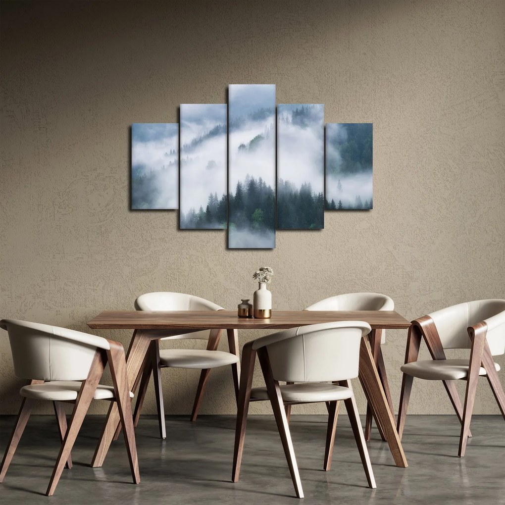 Kép - Fák a ködben (150x105 cm)