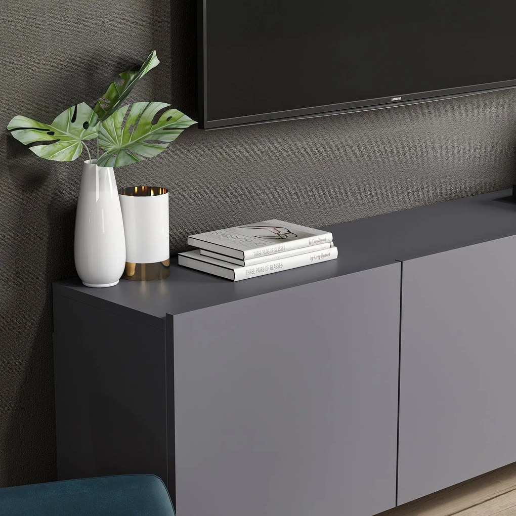 TV szekrény White - Anthracite