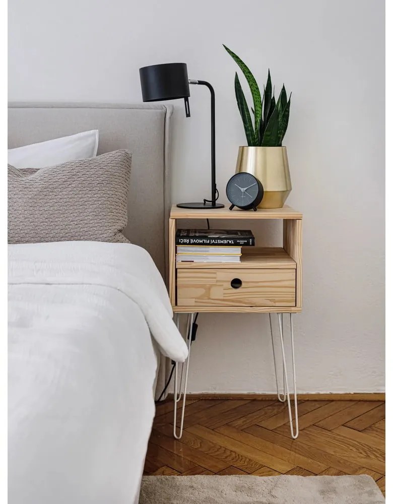 Világosszürke kárpitozott franciaágy ágyráccsal 160x200 cm Sary – Bobochic Paris