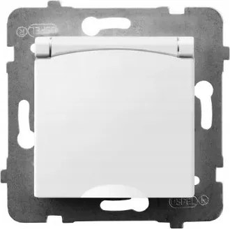 Aria Szimpla hermetikus aljzat tűvel fehér GPH-1UZ/m/00/w Ospel