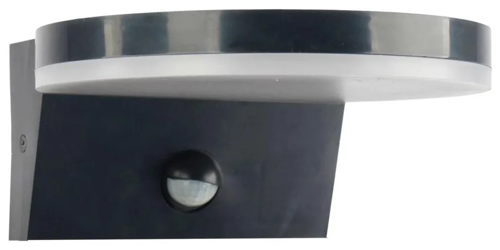 Polux LED Kültéri fali lámpa érzékelővel TESA LED/10W/230V IP54 fekete 324030