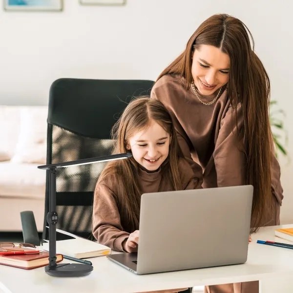 Rabalux 74198 - LED Dimmelhető érintős asztali lámpa ISAK LED/9W/230V