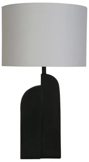 Searchlight EU61650BK - Asztali lámpa PERTH 1xE27/60W/230V