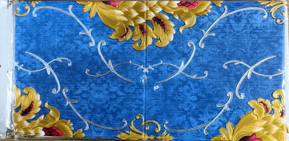 10 Darab Öntapadós 3D falmatrica Tapéta Skót Szalon Mintával Stílus 70x 70 x 0,6 cm-es méretben