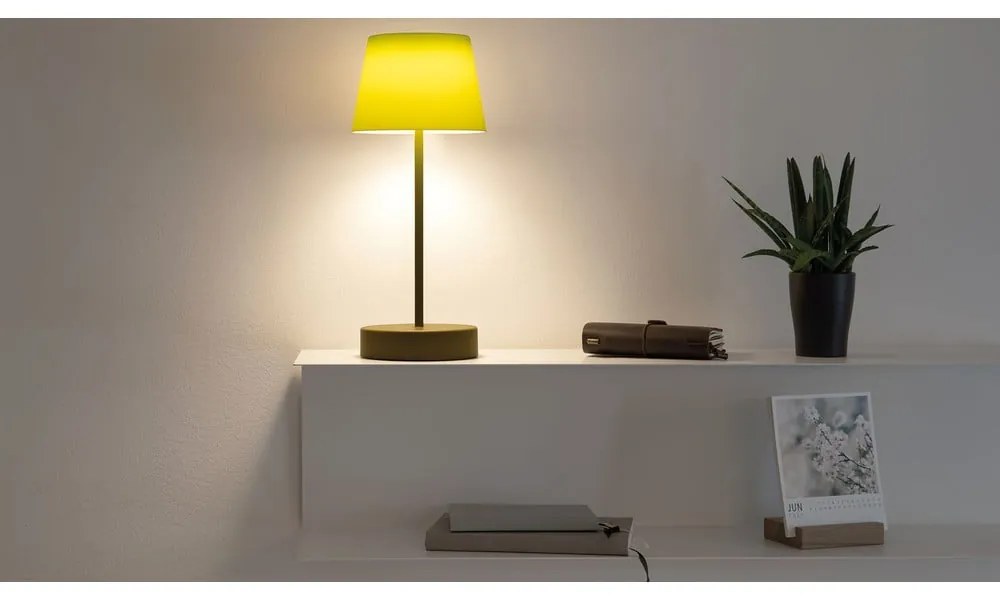 Zöld LED dimmelhető asztali lámpa (magasság 33,5 cm) Oscar – Remember
