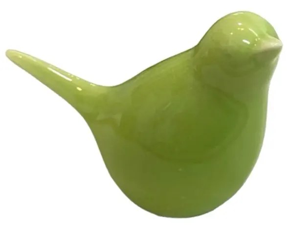 Porcelán madárka BIRDETTA 9 cm - több változat Termék színe: Fehér