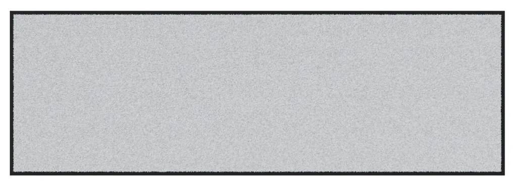 Ajtószőnyeg Szürke és fekete 60 x 180 cm Polipropilén és vinil