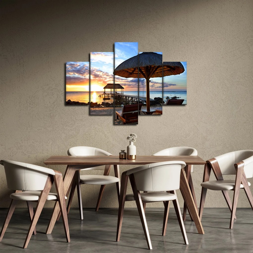Kép - Naplemente Mauritiuson (150x105 cm)