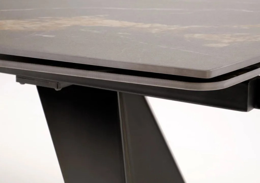Armani bővíthető étkezőasztal fekete 165-241cm