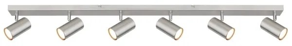 Globo 57911-6D - spotlámpa ROBBY 6xGU10/35W/230V matt króm