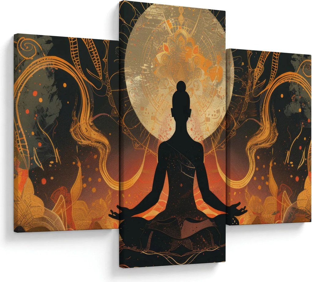 Kép - Meditáció (90x60 cm)