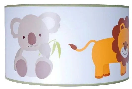 Gyerek mennyezeti lámpa ZOO 2xE27/60W/230V