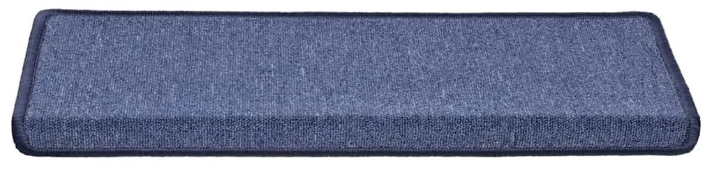 30 db kék lépcsőszőnyeg, téglalap alakú széllel, 65 x 21 x 4 cm