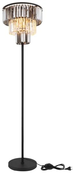 Globo 15695S - Állólámpa NAXIS 3xE27/40W/230V átm. 40 cm fekete