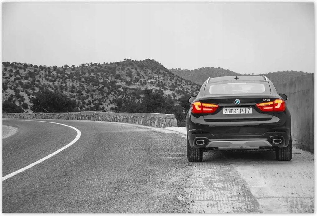 Poszterek 155x105 Bmw fekete X6