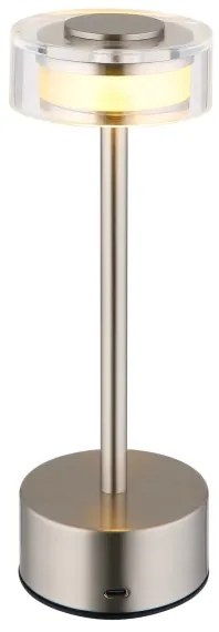 Globo 21026N - LED Dimmelhető asztali lámpa SHIRA LED/2,5W/3,7V 2700/4000/6500K matt