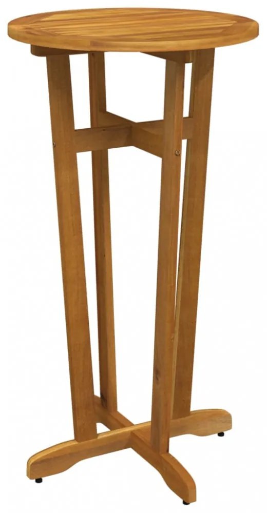 tömör akácfa kerti bárasztal Ø60 x 105 cm