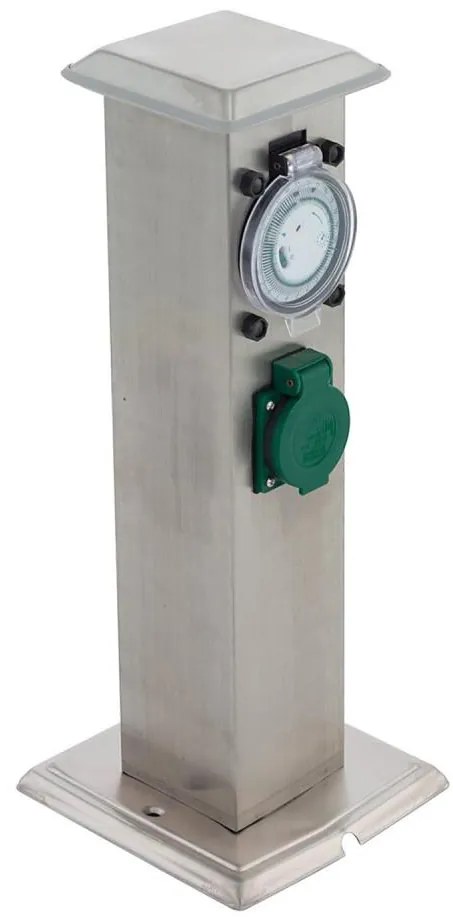 Eglo 96351 - Kültéri csatlakozós oszlop PARK T SCHUKO IP44