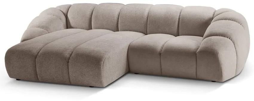 Bézs sarokkanapé (bal oldali) Diana – Micadoni