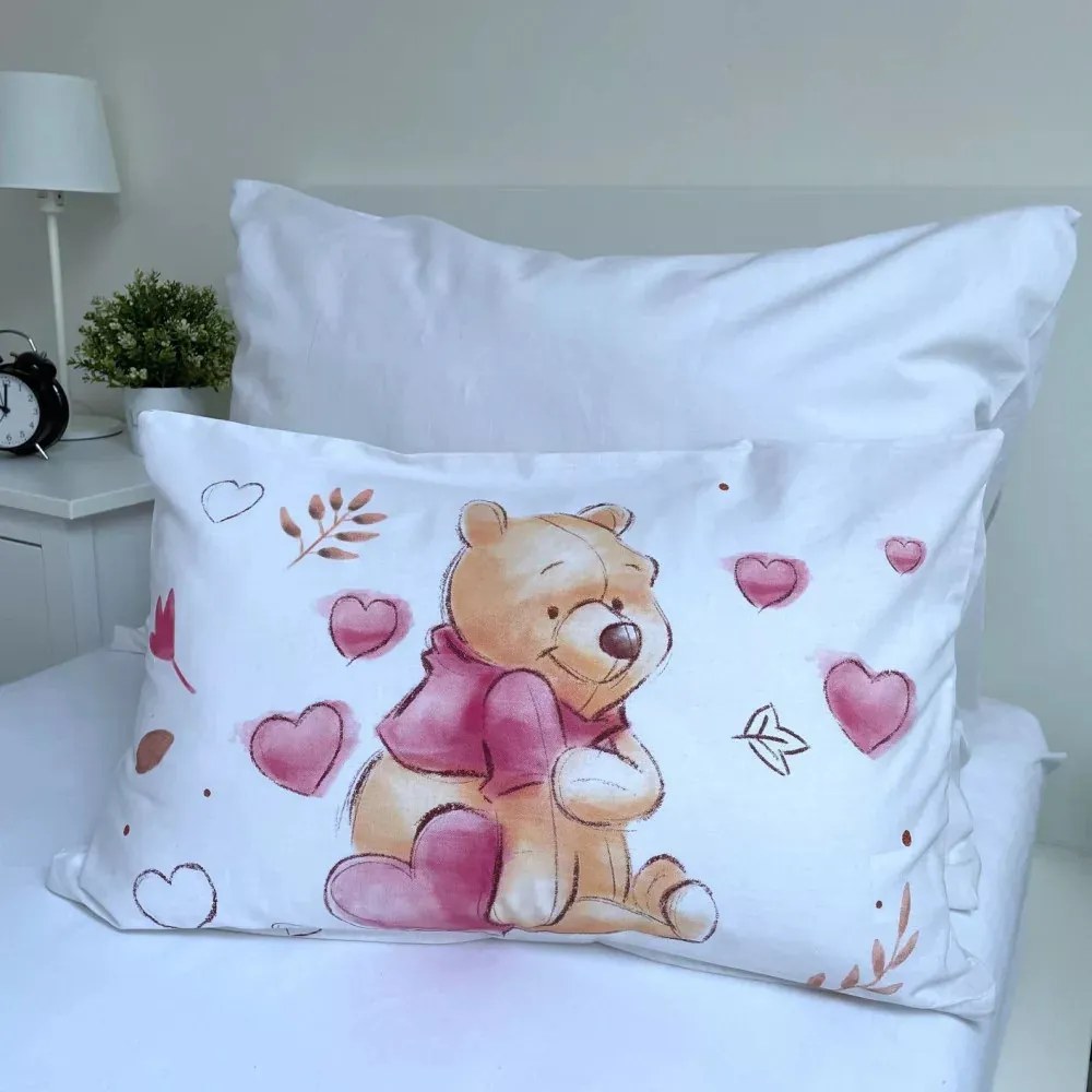 Disney Micimackó ovis ágyneműhuzat white 100x135cm 40x60cm
