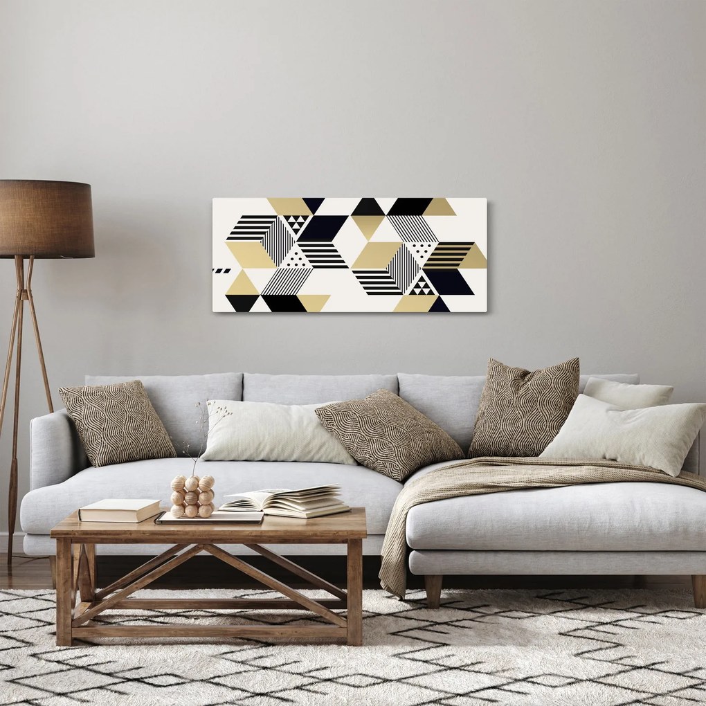 Kép - Geometriai formák N⁰1 (120x50 cm)