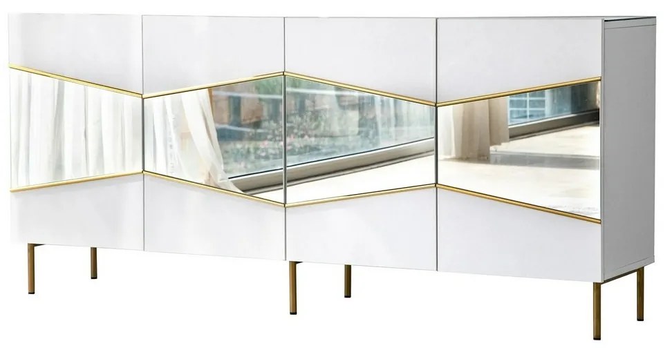 Nice White and Gold szekrény