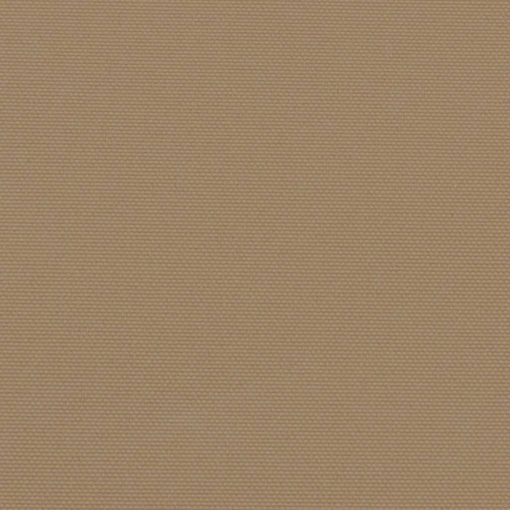 Tópszínű behúzható oldalsó napellenző 120 x 1000 cm