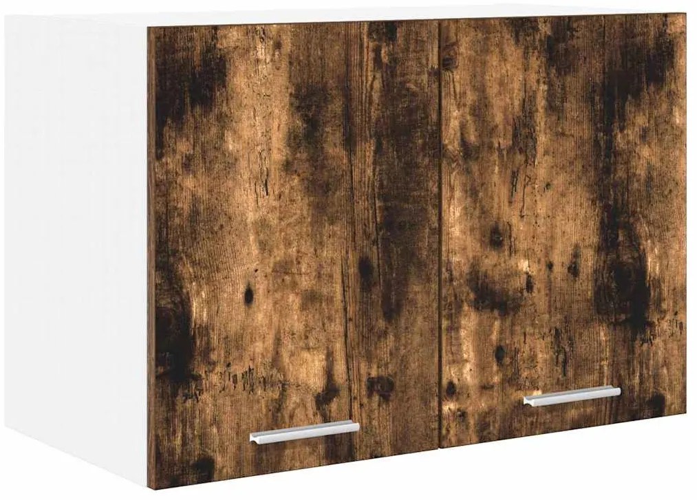 Függő szekrény Riga Füstölt tölgy és fehér 60 x 31 x 40 cm