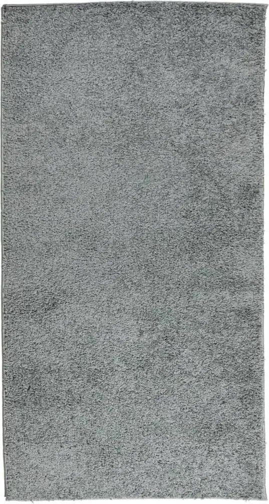 vidaXL PAMPLONA zöld magas szálú bolyhos modern szőnyeg 80 x 150 cm