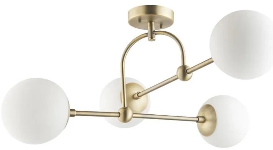 Endon 90843 - Felületre szerelhető ONTARIO csillár 4xE14/7W/230V, sárgaréz