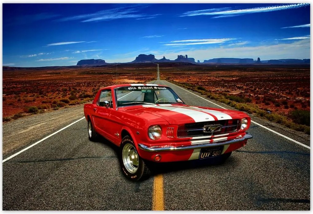 Poszterek 185x125 Ford Mustang Autópálya