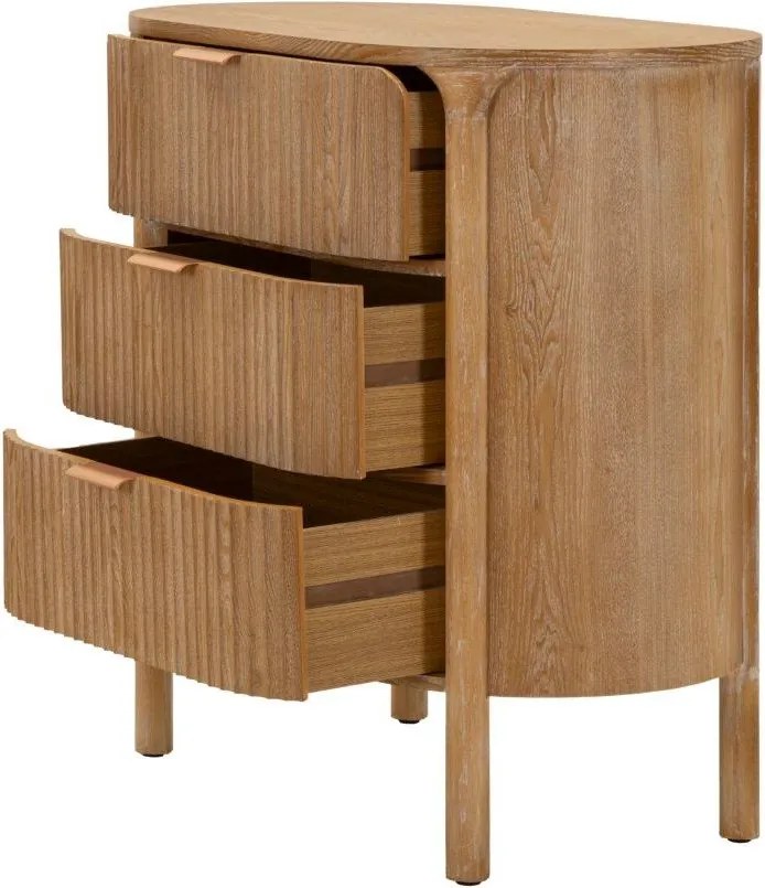 Natúr színű jegenyefenyő komód 80,5x82x47 cm Gothenburg – Mauro Ferretti