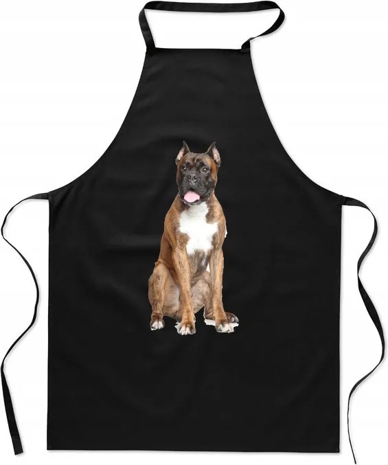 Konyhai kötény nyomtatás Boxer Kutya Ajándék
