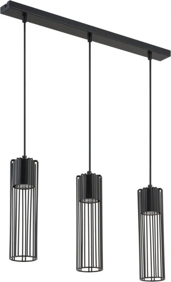 SIGMA LIGHTING 33453 FOBIA Többágú Függesztett Lámpa Fekete GU10 IP20