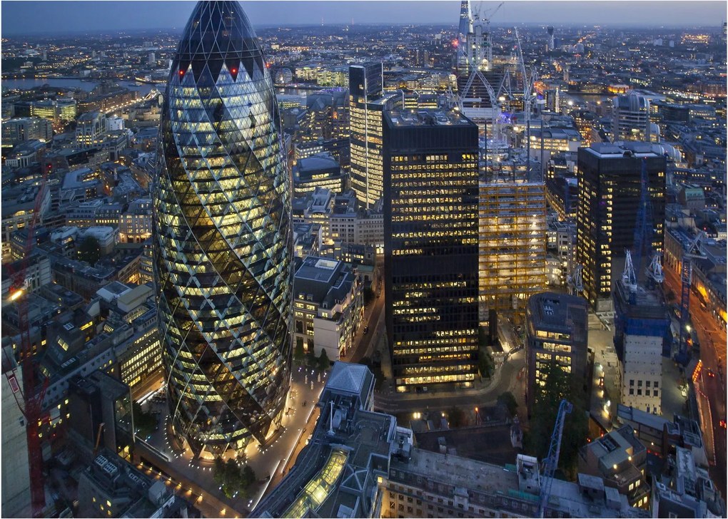 Kép - London esti panorámája (70x50 cm)