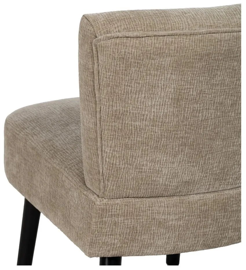 Bézs zsenília fotel – Ixia