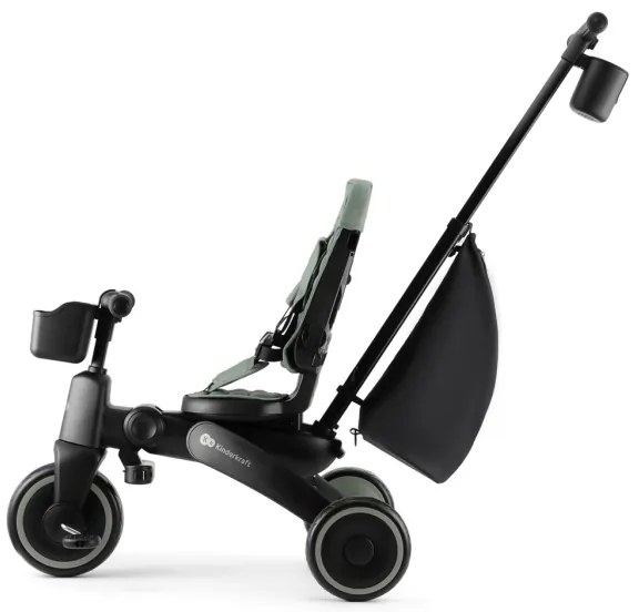 KINDERKRAFT - JAZZ 2 4 az 1-ben gyerek tricikli, zöld