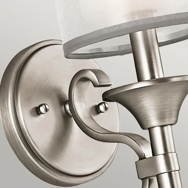 Kichler KL-LACEY1-AP - LACEY fali lámpa 1xE14/40W/230V matt króm