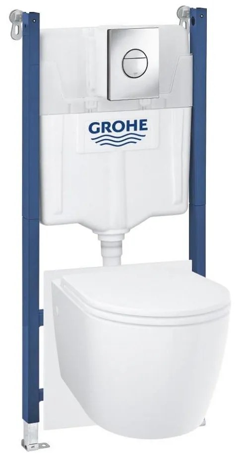 GROHE 103843SH00 - SOLIDO COMPACT 5 az 1-ben szett, 1,13 m, kerámia/fehér