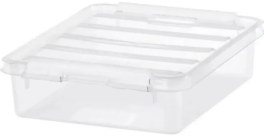SmartStore Tárolódoboz fehér kapcsokkal Classic, 1l, 1 l