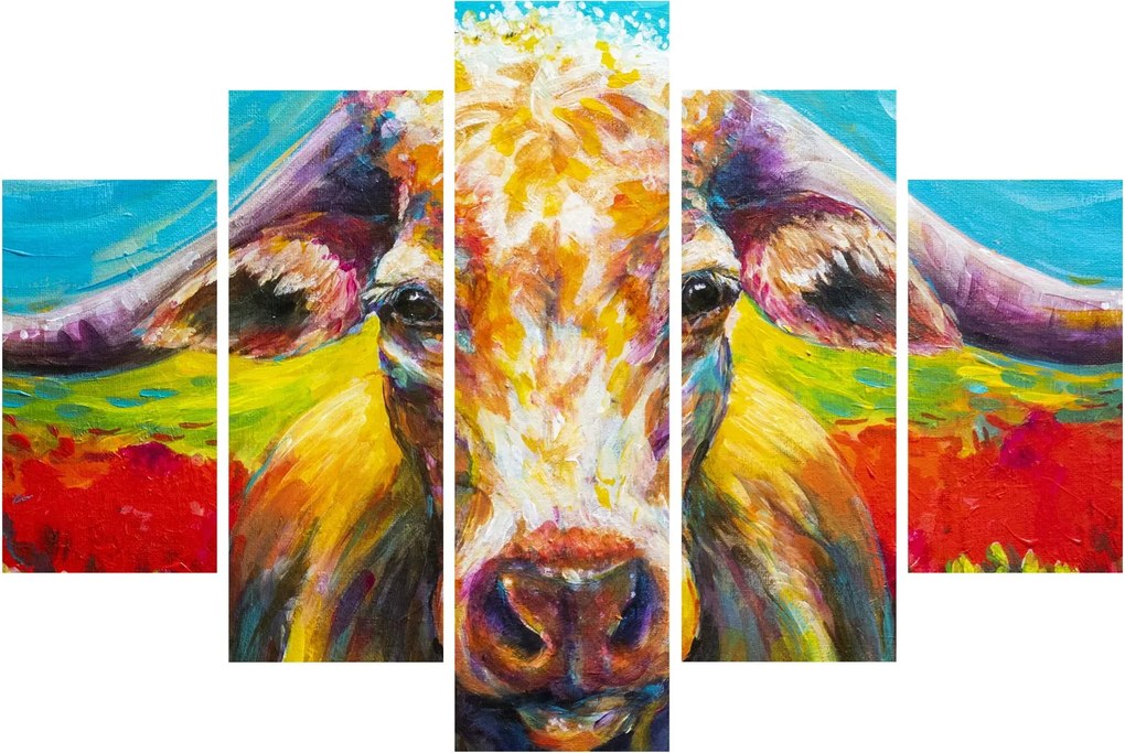 Kép - Festett tehén (150x105 cm)