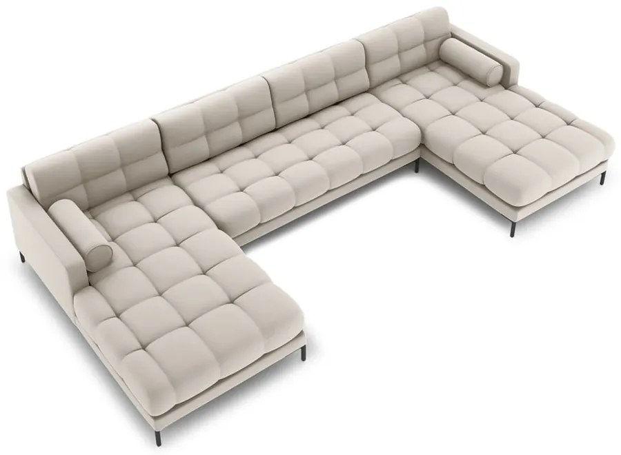 Bézs sarokkanapé (U alakú) Bali – Cosmopolitan Design